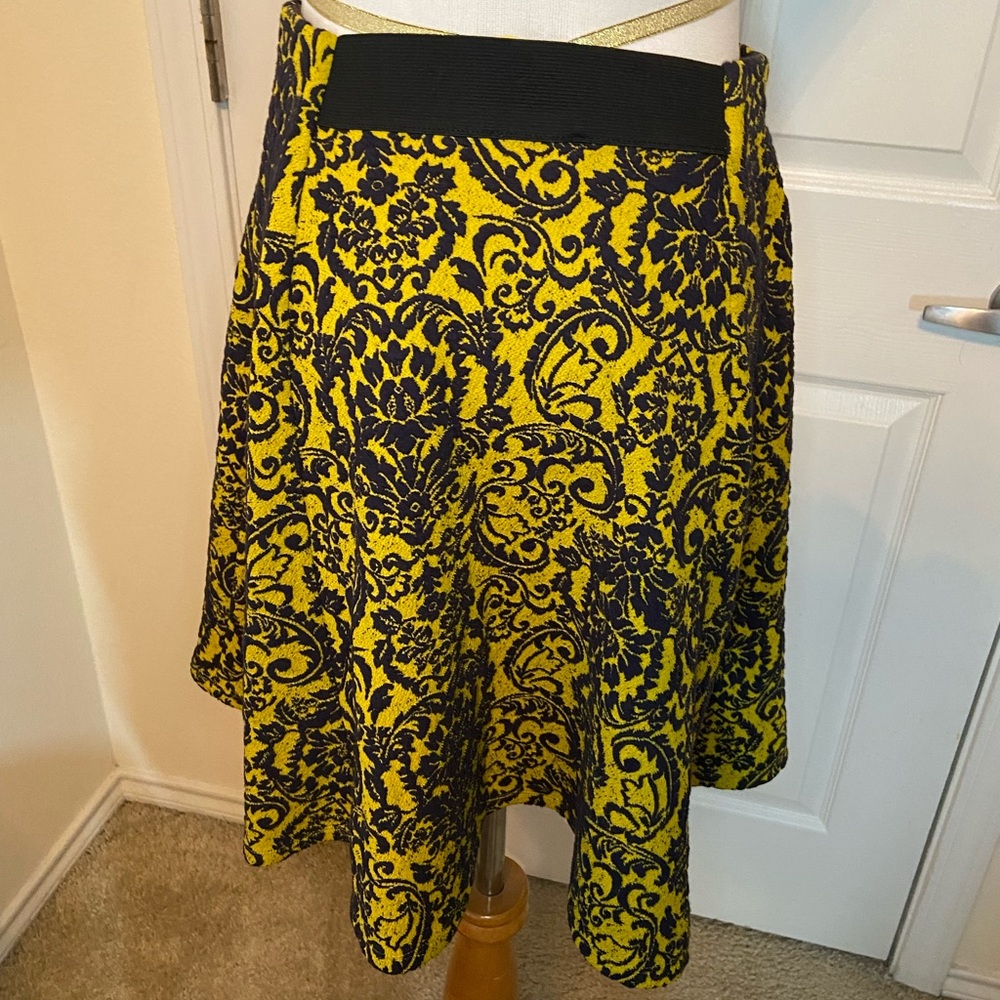 Jacquard Swing Skirt from Anthropologie